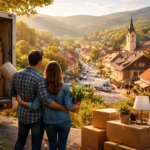 Kleine Stadt, großer Umzug