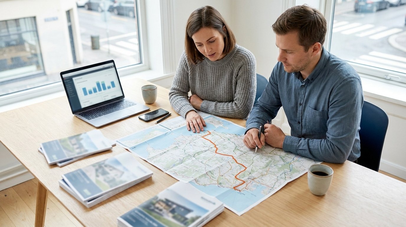 Kanalmix im Immobilienmarketing für die Zielgruppe Familien in der Kaufphase